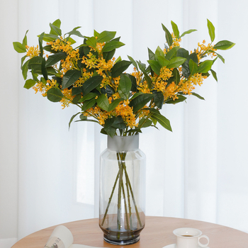 Τεχνητό δέντρο Osmanthus με φύλλα από πλαστικό και μεταξωτά, ρεαλιστική υφή φύλλων, κωδικός προϊόντος YH202503, ποικιλία 3283093