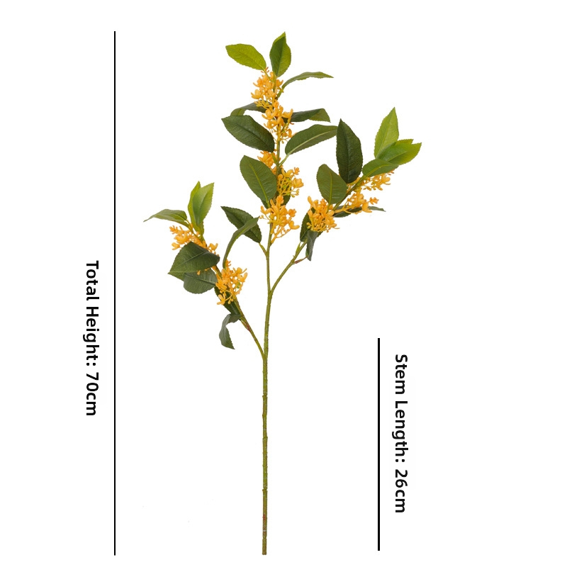 Τεχνητό δέντρο Osmanthus με φύλλα από πλαστικό και μεταξωτά, ρεαλιστική υφή φύλλων, κωδικός προϊόντος YH202503, ποικιλία 3283093