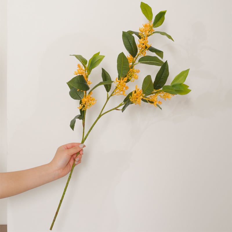 Τεχνητό δέντρο Osmanthus με φύλλα από πλαστικό και μεταξωτά, ρεαλιστική υφή φύλλων, κωδικός προϊόντος YH202503, ποικιλία 3283093