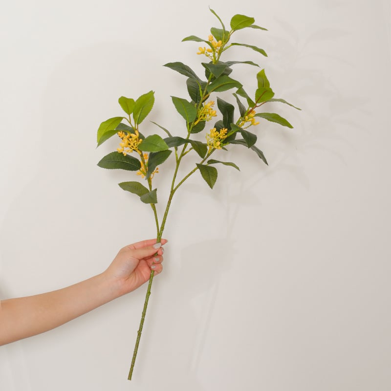 Τεχνητό δέντρο Osmanthus με φύλλα από πλαστικό και μεταξωτά, ρεαλιστική υφή φύλλων, κωδικός προϊόντος YH202503, ποικιλία 3283093