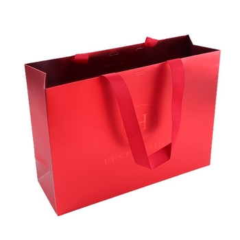 Genți de cadouri INS stil, cu embosare, acoperire UV și ștampilare la cald, carton alb, dimensiuni personalizabile, imprimare a logo-ului