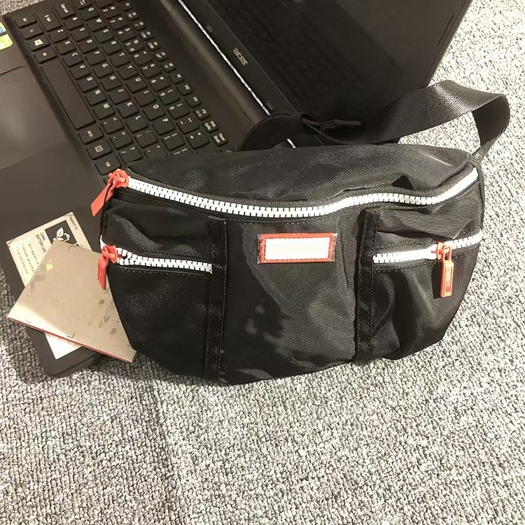 Geantă talie Hunter, stil stradal, unisex, din poliester cu căptușeală din pânză, rezistentă la apă, ideală pentru călătorii de plăcere