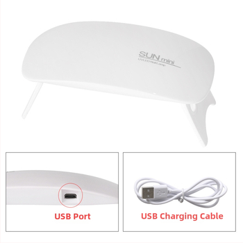 Mouse Light USB LED nagų lemputė geliniams nagams