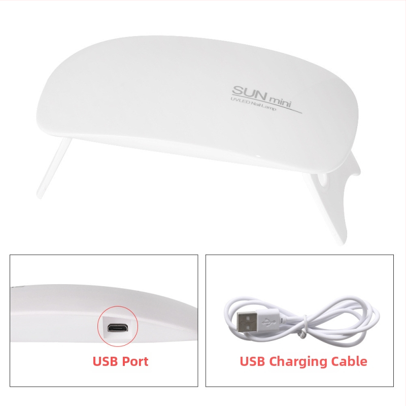 Mouse Light USB LED nagų lemputė geliniams nagams