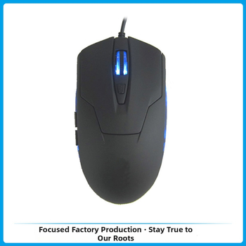 HYO-07 optická myš, USB-C káblová, 1200dpi, 6 tlačidiel, ergonomická pre desktop