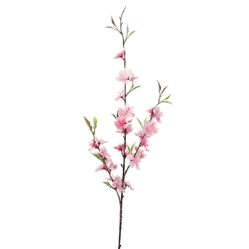 Κλαδί τεχνητών ανθών ροδακινιάς για διακόσμηση σαλονιού και γάμων | Warm Tree Flower Art; Υλικό: πλαστικό και μεταξωτά λουλούδια; Διαδικασία: έγχυση; Μοντέλο: προσομοίωση ανθού ροδακινιάς; Χρήση: γάμος, φωτογράφηση, διακόσμηση κατοικίας