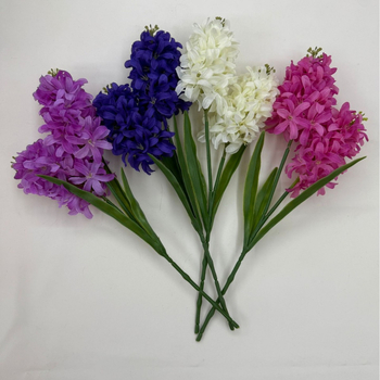 Hiacint din mătase – Aranjament floral pentru salon de nuntă în stil coreean, pentru nunți, ședințe foto și decor acasă