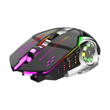 Bežična miška s dvostrukim modom 2.4G/Bluetooth, 1600DPI, 6 tipki, domet do 10 m