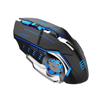Bežična miška s dvostrukim modom 2.4G/Bluetooth, 1600DPI, 6 tipki, domet do 10 m