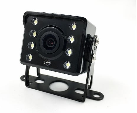 Oliyo 4-kanalų AHD DVR sistema transporto priemonėms, 1080P naktinio matymo atbulinės eigos kamera, reguliuojamas kampas į viršų/į apačią