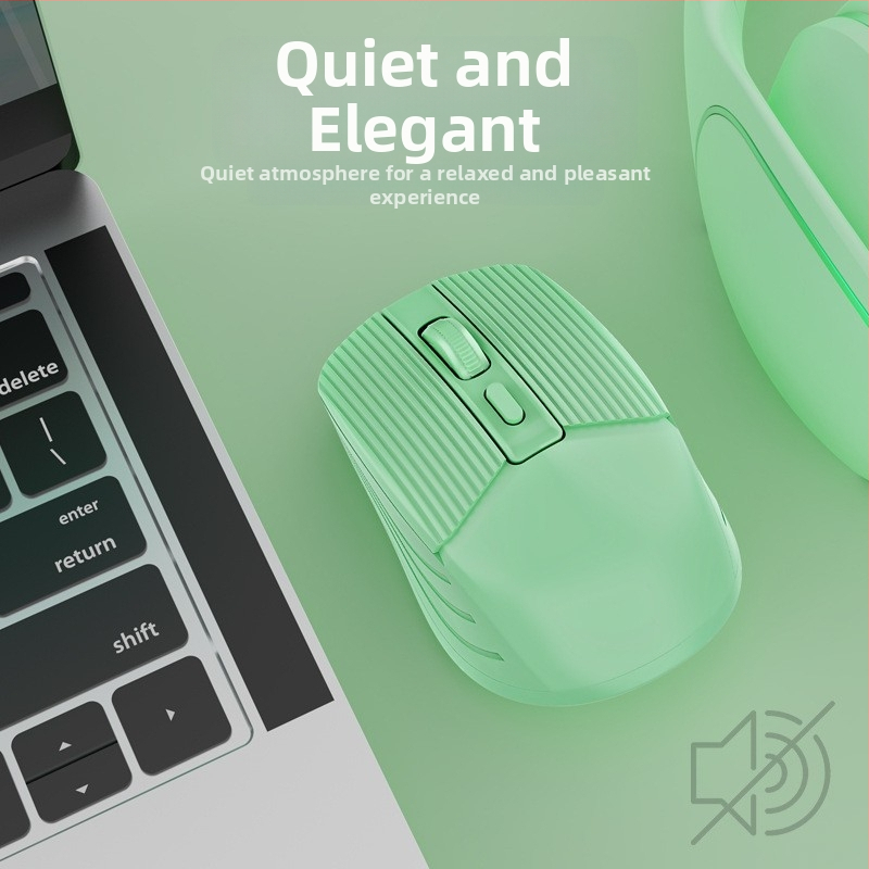 Bezdrôtová myš s duálnym nabíjaním – 2.4G/Bluetooth, 1600 DPI, USB rozhranie, 4 tlačidlá
