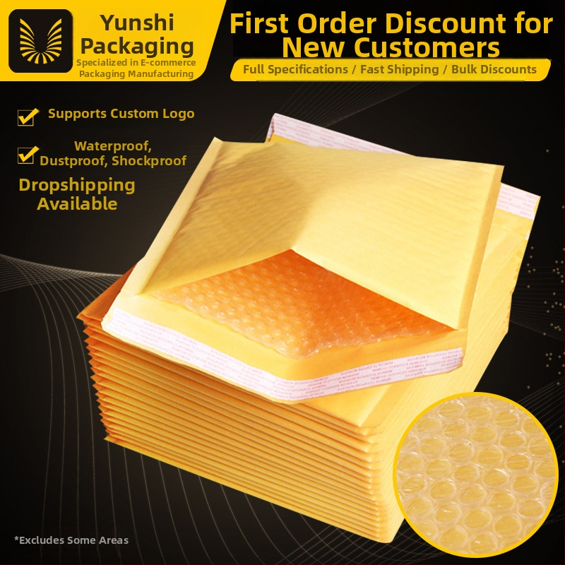 Eksprespasta maisiņš no kraft papīra ar burbuļu slāni – aizvērums 4 cm, ofseta druka, PE plastmasa