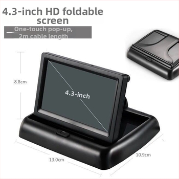 Atpakaļskata kamera sistēma ar HD nakts redzi, bez urbšanas, 3-in-1 parku radars, universāla saderība