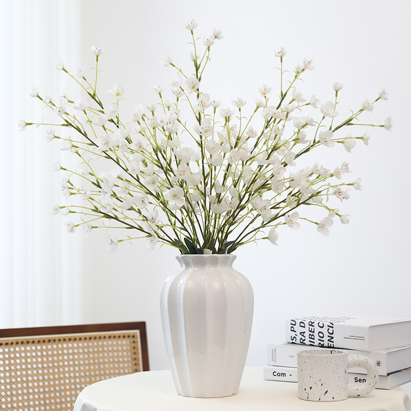 Umjetno cvijeće Lily of the Valley – dekorativna aranžma za dom | materijal: satensko cvijeće; izrada: slikanje, ubrizgavanje, sitotisak; namjena: vjenčanje, outdoor, rekvizit za fotografiju; šifra: Long branch bellflower