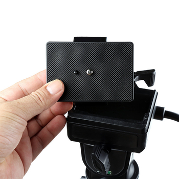 Fengbiao QF326 Τρίποδο με Υδραυλικό PTZ Γιμπάλ για DSLR και Κάμερες χωρίς Καθρέφτη, Αλουμινίου Κράμα, Φορτίο 6–10 kg, Πλάκα Γρήγορης Τοποθέτησης Περιλαμβάνεται