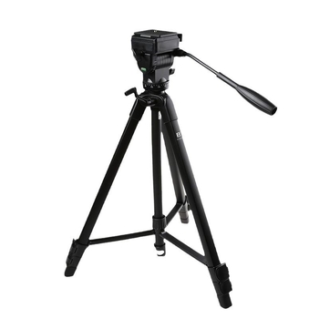 Fengbiao QF326 Τρίποδο με Υδραυλικό PTZ Γιμπάλ για DSLR και Κάμερες χωρίς Καθρέφτη, Αλουμινίου Κράμα, Φορτίο 6–10 kg, Πλάκα Γρήγορης Τοποθέτησης Περιλαμβάνεται