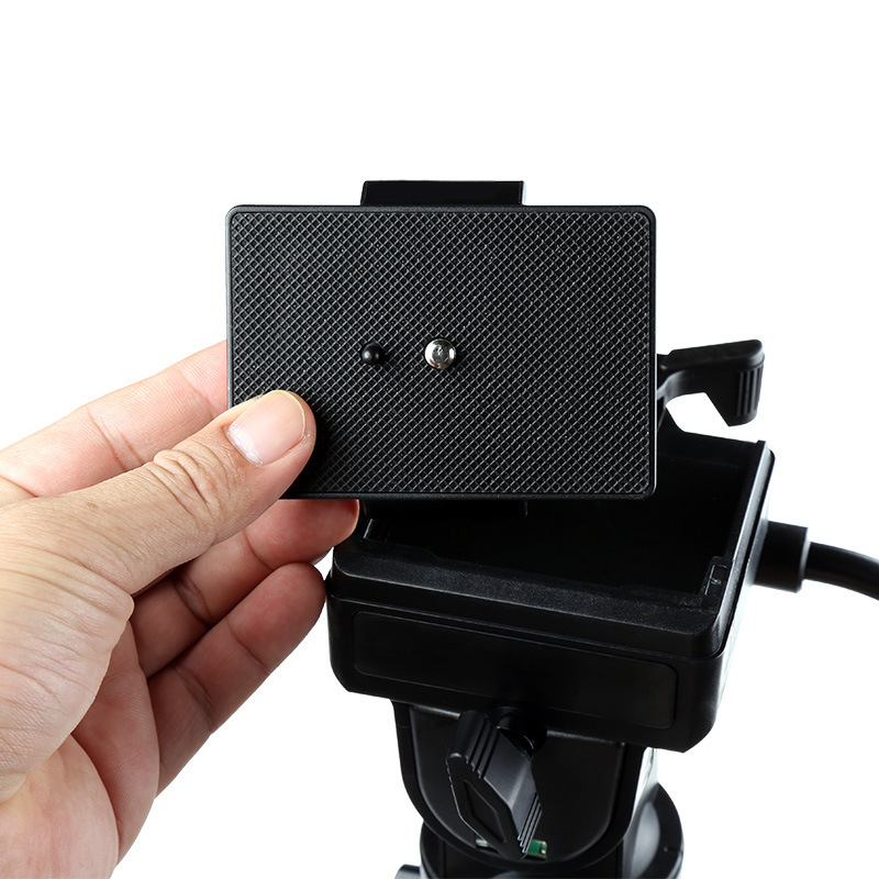 Fengbiao QF326 Τρίποδο με Υδραυλικό PTZ Γιμπάλ για DSLR και Κάμερες χωρίς Καθρέφτη, Αλουμινίου Κράμα, Φορτίο 6–10 kg, Πλάκα Γρήγορης Τοποθέτησης Περιλαμβάνεται