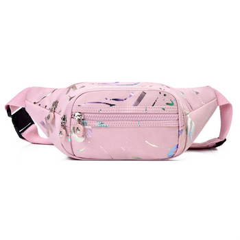 Feisha Waist Bag s grafičkim printom, Oxford tkanina, vodootporna, zatvaranje zatvaračem, unutarnji džep s zatvaračem
