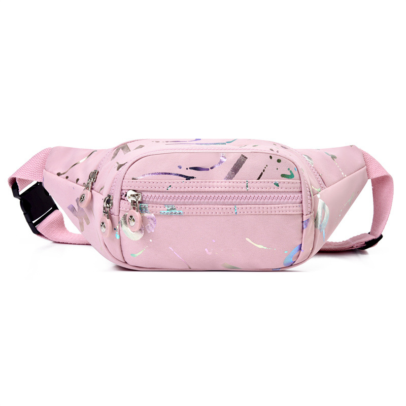 Feisha Waist Bag s grafičkim printom, Oxford tkanina, vodootporna, zatvaranje zatvaračem, unutarnji džep s zatvaračem