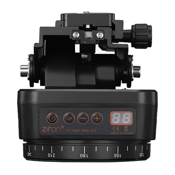 Stabilizator gimbal electric pentru telefon mobil cu cameră, rotație orizontală 360°, înclinare verticală 70°, două axe, aliaj de aluminiu, telecomandă