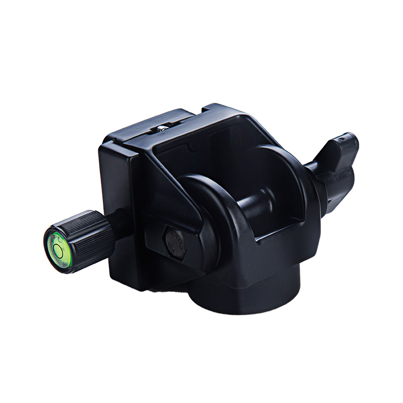 Trepied PTZ Manbily M-12 cu cap pan-tilt 2D și suport panoramic | aliaj de aluminiu, încărcare 2–5 kg, placă de montaj rapidă inclusă