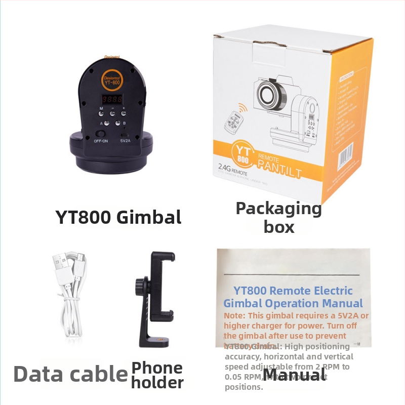 Elektrický gimbal pre mobilný telefón a bezzrkadlový fotoaparát, diaľkové ovládanie, 360° panoramatické snímanie, tepelné zobrazovanie so stabilizáciou, ABS telo