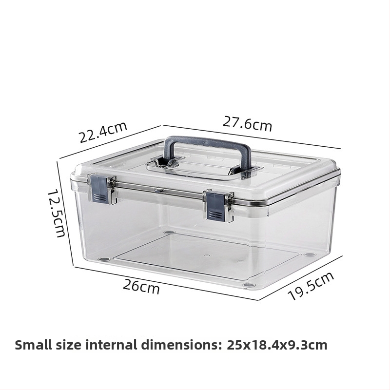 Vlhkost-odolná úložná krabička pre fotografické vybavenie, Materiál PS, Kapacita 4,5 L, Hmotnosť 500 g