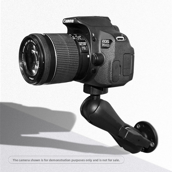 VINmounts Vonkajší pevný PTZ držiak s 1/4'' závitovou guľovou hlavou, skrutkovanie inštalácia, 360° horizontálne otáčanie, 180° vertikálne otáčanie, materiál: nemecko importovaný nylon + guma + nerezová oceľ