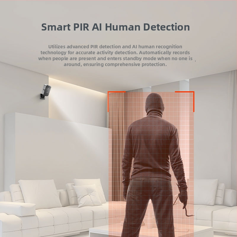 WiFi novērošanas kamera ar 180° PTZ, pilnkrāsaina nakts redze, 4G saules enerģijas padeve, magnētiskais stiprinājums, iekšējai un ārējai izmantošanai