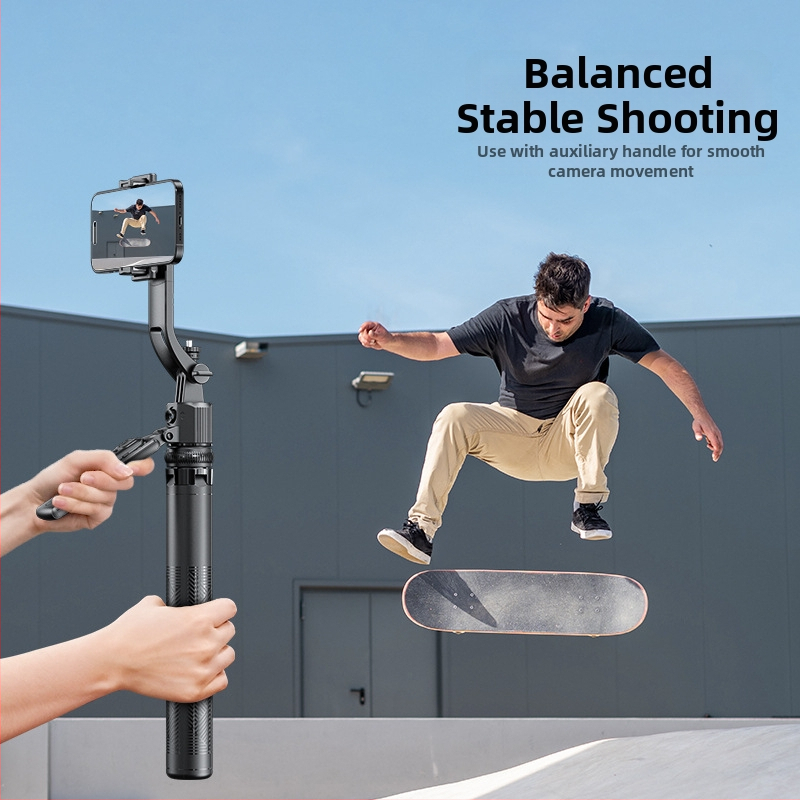 AI sledovanie tváre gimbalu stojan pre smartfón – hliníková zliatina, 360° vertikálne otáčanie, 620 g hmotnosť, compatibilný s väčšinou telefónov, vnútorné aj vonkajšie použitie