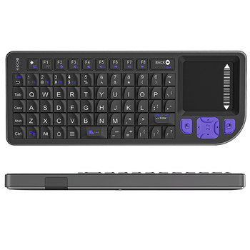 Tastatură Bluetooth, 73 taste, iluminare RGB, wireless, conectare simultană la 2 dispozitive