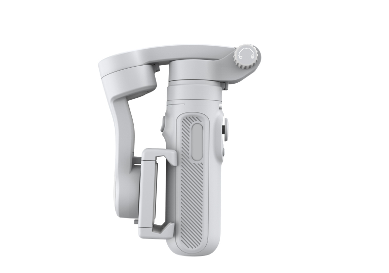 Gimbal pliabil pentru telefonul mobil cu recunoaștere facială și comutator cu un singur buton, rotație verticală/horizontale 330°, limită de rotație 340°, greutate 348 g