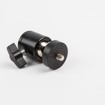 Cap pan-tilt din aliaj de aluminiu pentru iluminare, rotire 360° orizontală și verticală, greutate 60 g, cap universală Q29