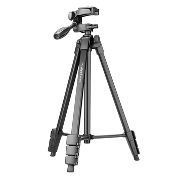 NT-510 Trepied pentru telefonul mobil cu 3D gimbal, 4 secțiuni, aliaj de aluminiu, placă cu eliberare rapidă, sarcină de până la 3 kg