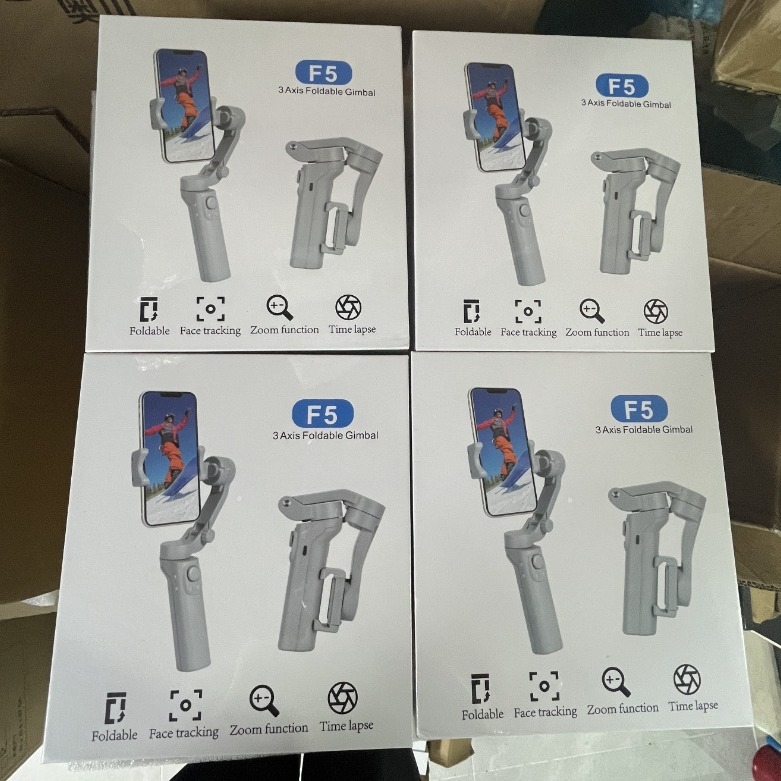 Stabilizator F5 cu trei axe pentru telefoane mobile, corp ABS, garanție: Asigurare Națională Comună, distribuție într-un singur set: Da