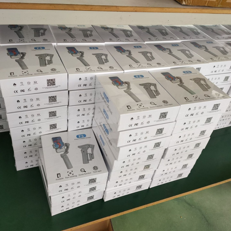Stabilizator F5 cu trei axe pentru telefoane mobile, corp ABS, garanție: Asigurare Națională Comună, distribuție într-un singur set: Da
