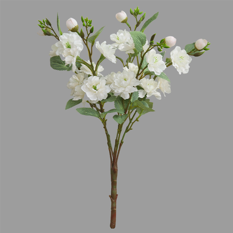 Aranjament din flori de mătase Camelia pentru masă — Brand: One Flower Floral Art; Material: Flori de mătase; Varietate: Camelia; Stil: Noul stil chinezesc; Proces: Alt