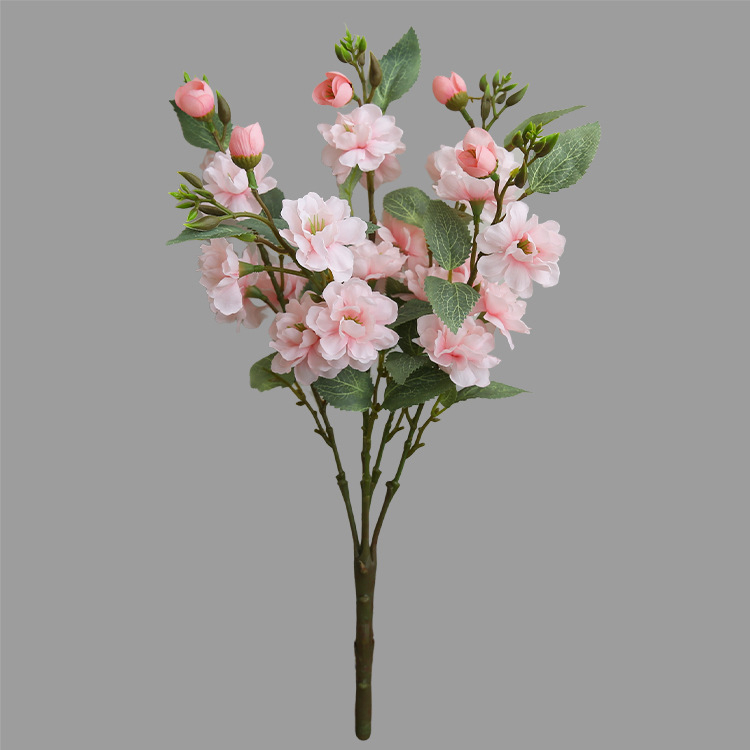 Aranjament din flori de mătase Camelia pentru masă — Brand: One Flower Floral Art; Material: Flori de mătase; Varietate: Camelia; Stil: Noul stil chinezesc; Proces: Alt