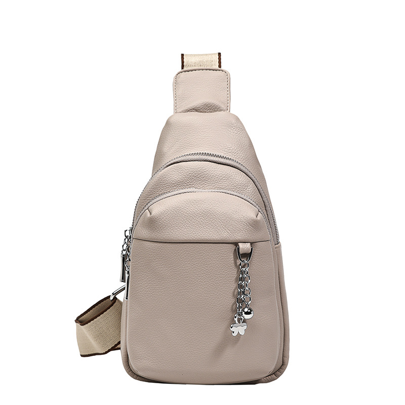 Geantă crossbody cu capacitate mare – stil urban simplu, material PU, fermoar, căptușeală poliester, buzunar ID intern