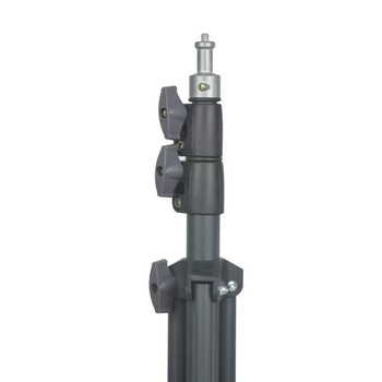 Trepied pentru telefon mobil cu cap pan-tilt pentru streaming live, aliaj de aluminiu, design cu 3 secțiuni, suport pe podea