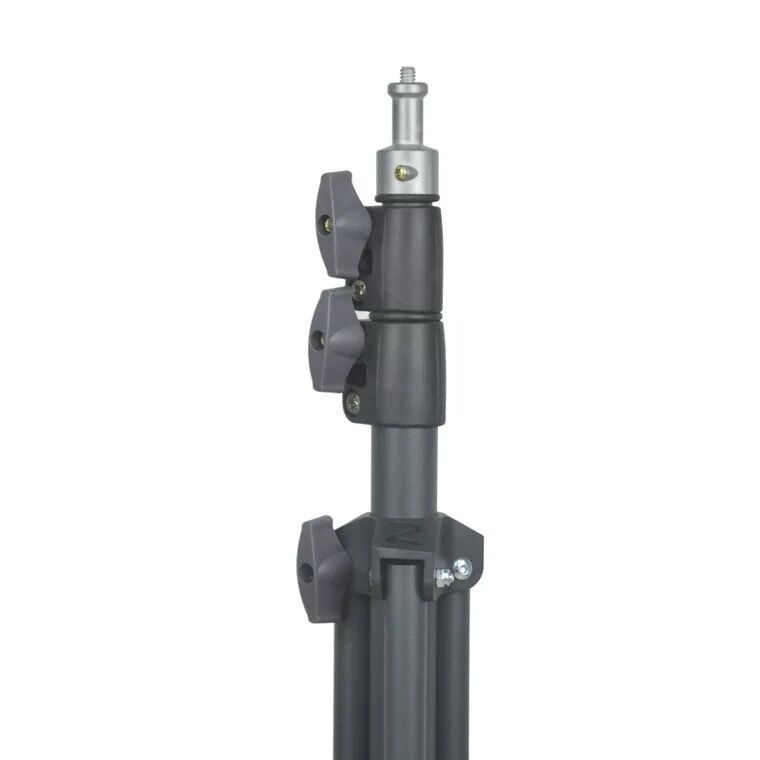 Trepied pentru telefon mobil cu cap pan-tilt pentru streaming live, aliaj de aluminiu, design cu 3 secțiuni, suport pe podea