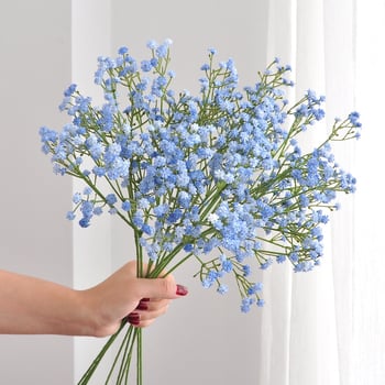 Umjetna gypsophila grana, Starry Sky stil, jedna grana, mekani gel materijal, reljefna površina, ubrizgano oblikovanje