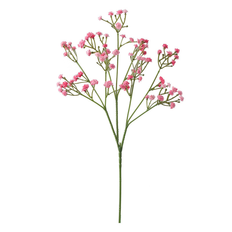 Umjetna gypsophila grana, Starry Sky stil, jedna grana, mekani gel materijal, reljefna površina, ubrizgano oblikovanje