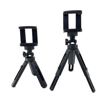 Trepied de birou pentru telefon cu cap de sferă, 3 secțiuni, material PP, încărcare până la 2 kg