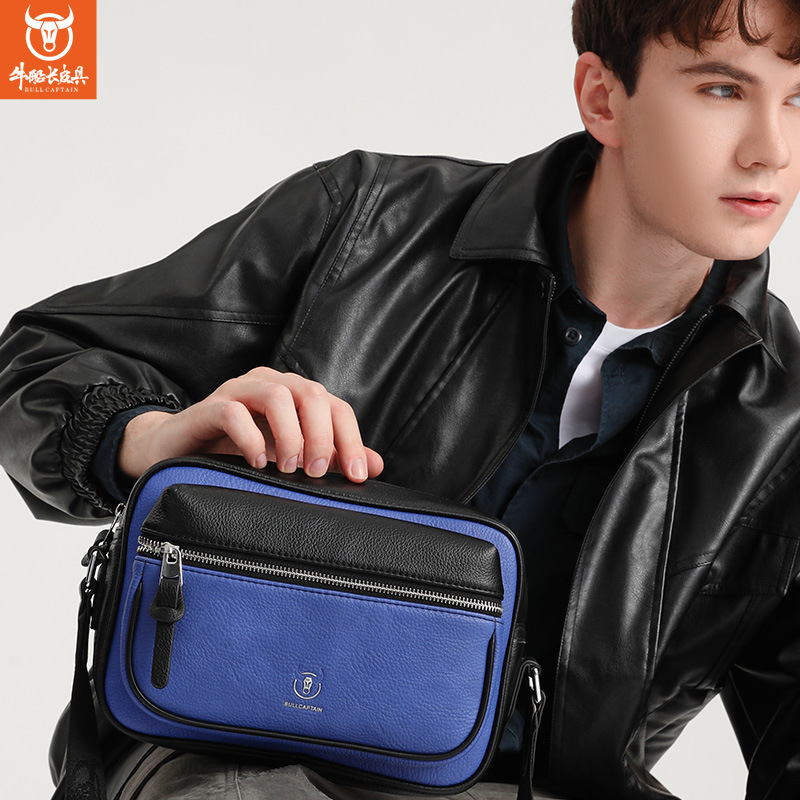 Muška crossbody torba od PU kože, gradski stil, otporna na habanje, podstava od poliestera