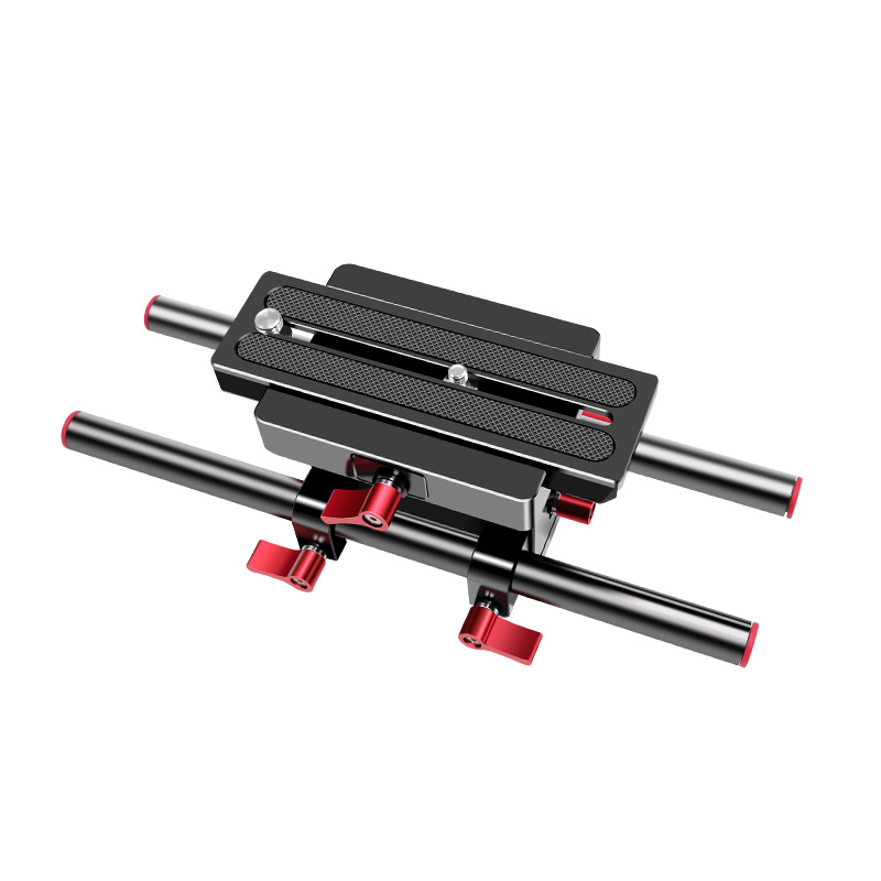 Sistem de rail pan-tilt pentru cameră, aliaj de aluminiu, 819 g, compatibilitate generală, Paknadino