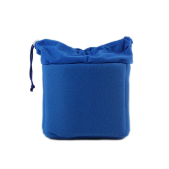 Geantă interioară din catifea pentru aparat DSLR/mirrorless, protecție la șocuri și praf, închidere prin șnur, model X4009