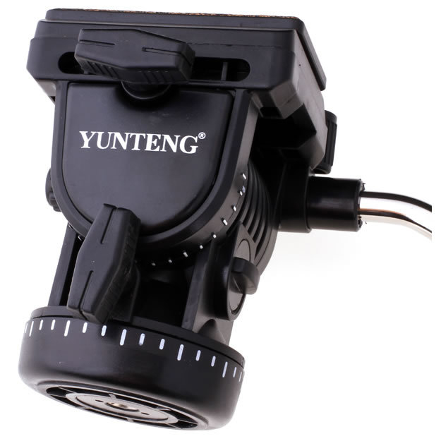Yunteng 950 hidraulična Pan/Tilt glava za DV/DSLR kamere, s dvije pločice brzog oslobađanja