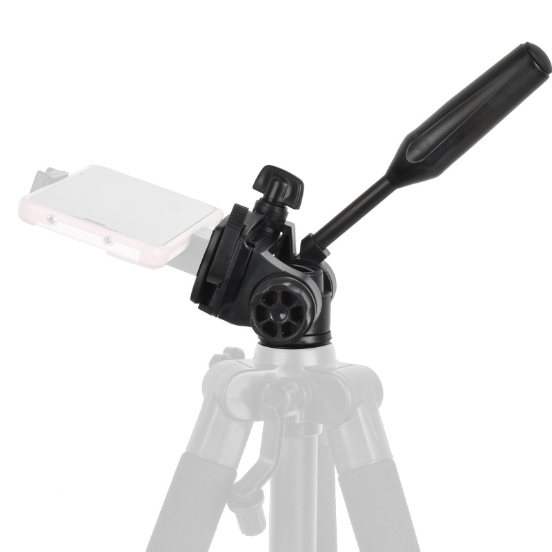 Gimbal za kameru za prijenos uživo s ABS kućištem, Enze Q111, navoj 1/4" i 3/8", vodoravna 180°, okomita 90°, težina 234 g