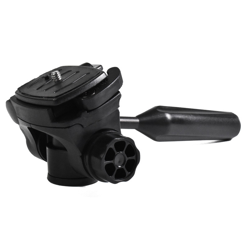 Gimbal za kameru za prijenos uživo s ABS kućištem, Enze Q111, navoj 1/4" i 3/8", vodoravna 180°, okomita 90°, težina 234 g